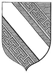 Coat of arms of the Saint-Loup Abbey in Troyes