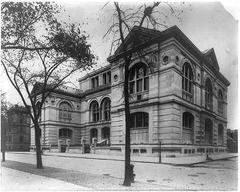 Lenox Library building on Fifth Avenue, New York City, circa 1905