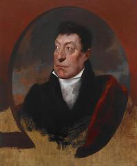 Portrait of Samuel Finley Breese Morse in 19th century attire