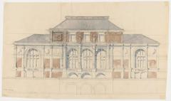 Lenox Library architectural elevation drawing in New York City