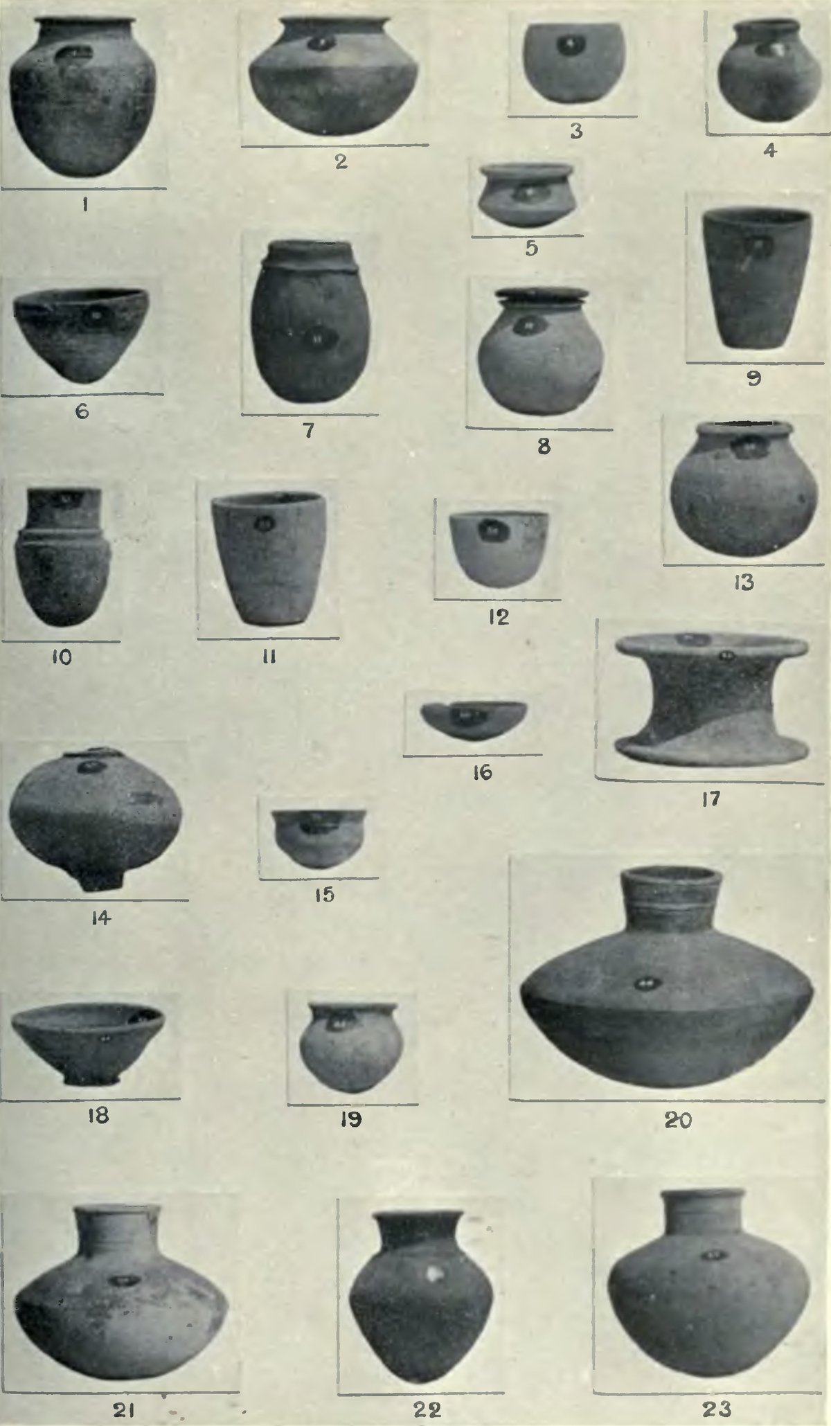 Catalogue page showing prehistoric antiquities from Adichanallur and Perumbair with illustration number 26 to 29
