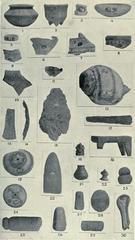 Catalogue page of prehistoric antiquities from Adichanallur and Perumbair with numbered listings