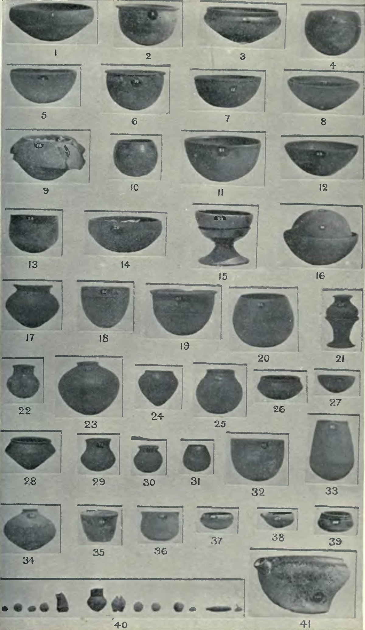 Page 79 of Catalogue of the Prehistoric Antiquities from Adichanallur and Perumbair showing items numbered 26 to 29