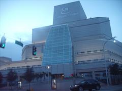 The Knight Concert Hall at The Adrienne Arsht Center for the Performing Arts viewed from the south