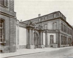 Historic portal of Palais Thurn und Taxis in Frankfurt