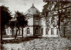 Front garden view of Palais Thurn und Taxis in Frankfurt, 1880