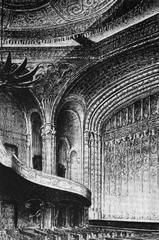 Interior view of the Martin Beck Theatre auditorium in Manhattan, New York, 1925