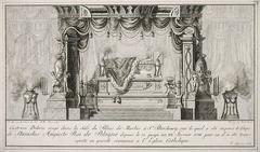 Kolpakov Castrum Doloris of Stanislaus Augustus architectural drawing