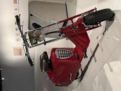 Mobylette Fiat vintage motorbike displayed at the Automobile Museum of Turin