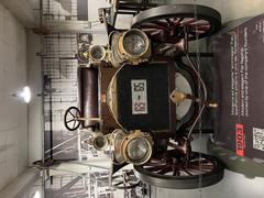 1903 Fiat automobile displayed at the Musée de l'Automobile de Turin