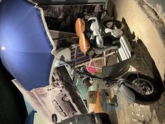 Vintage Mobylette moped displayed at the Automobile Museum of Turin