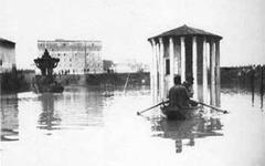 Flooding at Forum Boarium in 1900