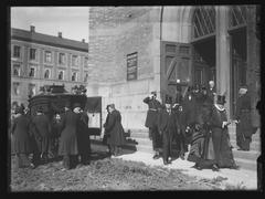 J. Løvlands funeral procession in Oslo