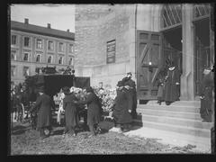 Funeral of J. Løvland in Oslo