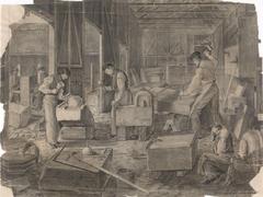 Trinity Church Stone Mason's Workshop artwork by Wilhelm von Hanno