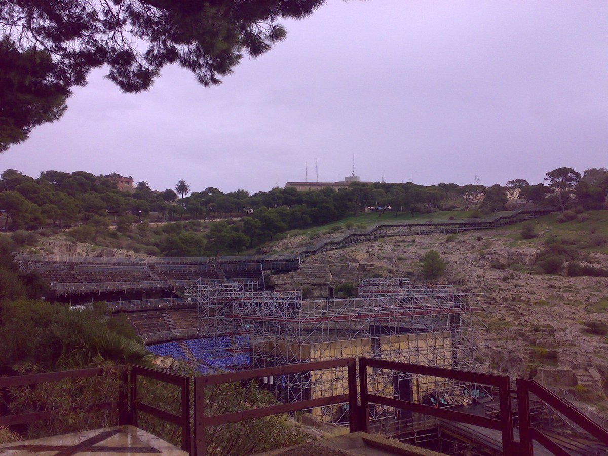 Roman Amphitheatre of Cagliari ruins
