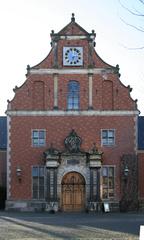 East gable of Holmens Kirke in Copenhagen, Denmark