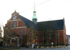 Holmens Kirke church in Copenhagen Denmark viewed from the north
