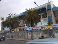 Palermo football stadium Renzo Barbera under blue sky