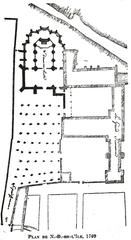 1769 map of Notre Dame en l'Isle by Coluel