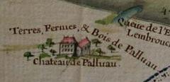 View of Chateau de Palluau near the edge of Aumont Forest