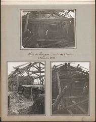 Black and white photo of Lyon firefighters in action, 1933-1940