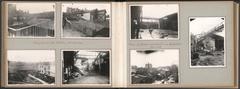 Historical photograph of Lyon firefighters intervening during 1933-1940