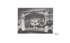 Historic photograph album cover of Rhone Prefecture Lyon 1896