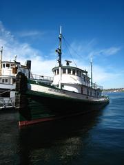 Arthur Foss Tugboat docked at Lake Union Park in Seattle Washington