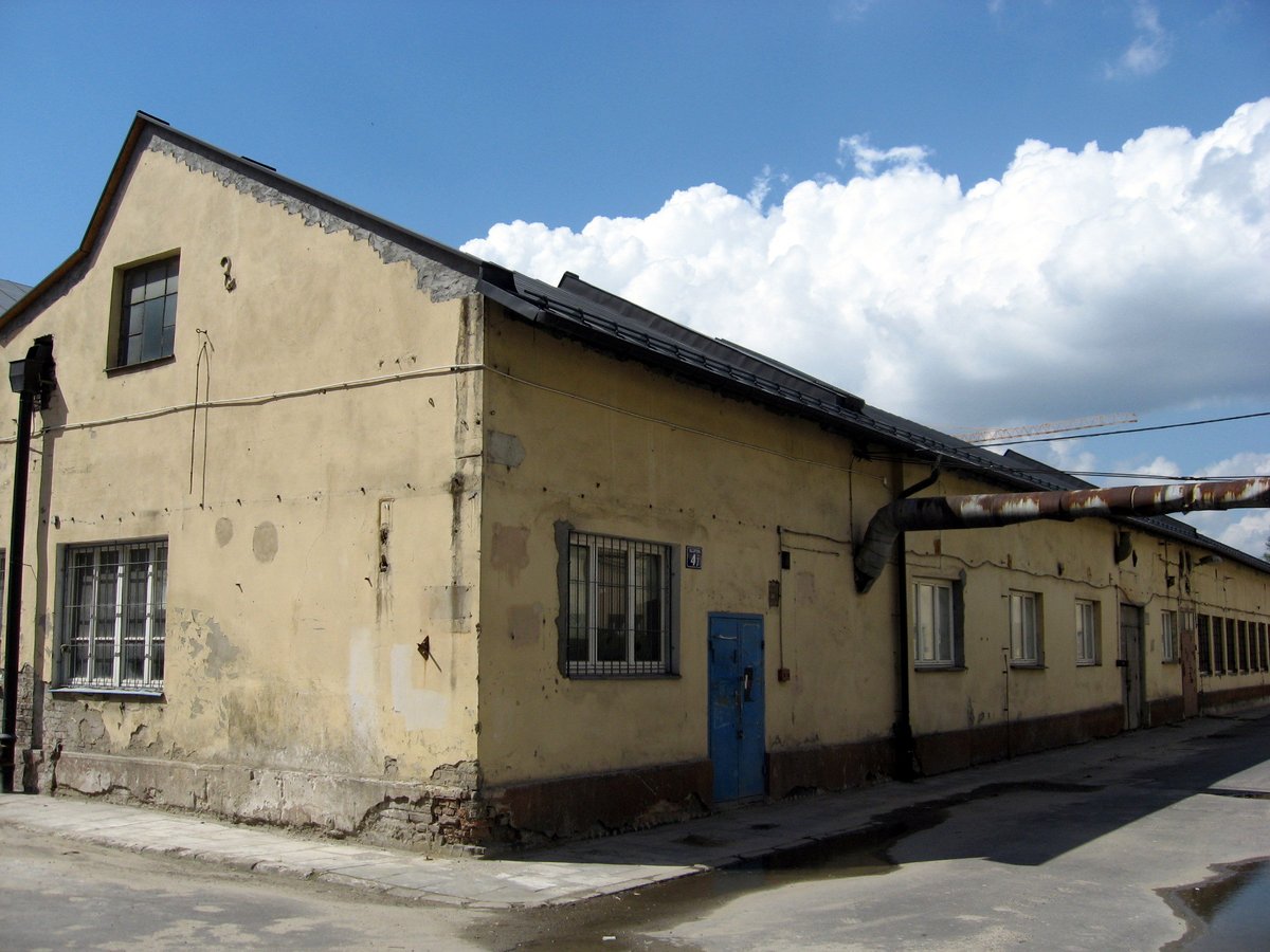 Oscar Schindler's enamel factory in Krakow exterior view
