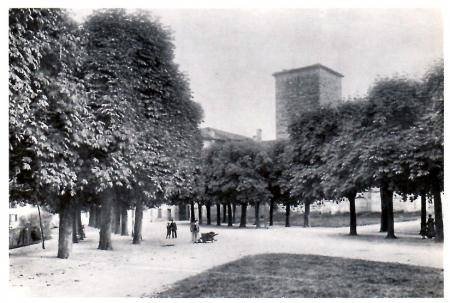 Bergamo cityscape featuring Colle Aperto and Torre di Adalberto