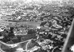 Partial view of the Pacaembu stadium in São Paulo