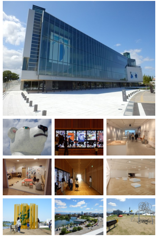 TAD montage artwork at Toyama Prefectural Museum of Art and Design