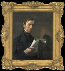 Portrait of William McIlhenney Jr. circa 1779-1854 in formal 19th century attire