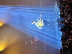 French singer Laurent Lamarca performing live at Cirque Royal in Brussels in June 2024