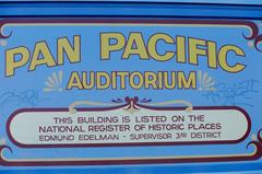 Pan Pacific Auditorium Sign with vintage design