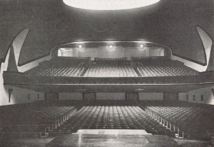 Inside view of Okuma Auditorium