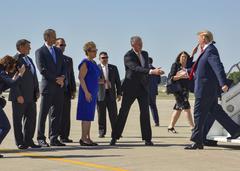 President Donald J. Trump lands at Joe Foss Field in Sioux Falls, South Dakota