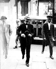 Senator Alfredo Palacios entering the National Congress of Argentina in 1932