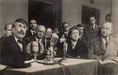 Alfredo Lorenzo Palacios delivering a speech