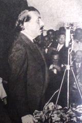Portrait of Alfredo Palacios, Argentine politician and lawyer