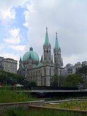 Catedral da Sé São Paulo view from Sé Square
