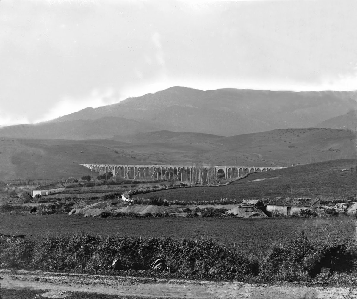 Historic Algeciras Aqueduct in Campo de Gibraltar Southern Spain