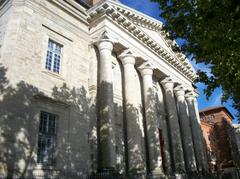 Basilique Notre-Dame la Daurade in Toulouse after facade restoration, September 2020