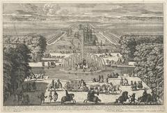 The Fountain of Apollo at Versailles by Adam Perelle, 1680s