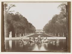 Ornamental Apollo fountain sculpture at the Palace of Versailles