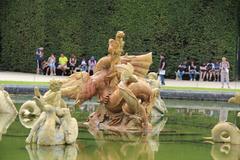 Dragon Fountain at the Palace of Versailles near Paris France
