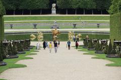 Palace of Versailles gardens near Paris France