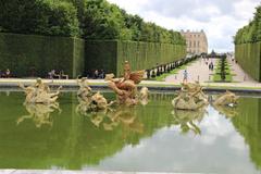 Palace of Versailles Dragon Fountain near Paris France