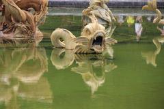 Dragon Fountain at the Palace of Versailles near Paris, France